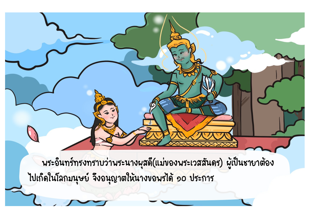 ภาพเหตุการณ์กัณฑ์ที่ 1 ลำดับที่ 1
