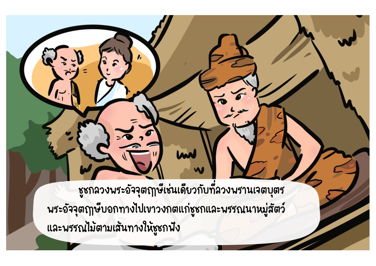 ภาพเหตุการณ์กัณฑ์ที่ 7 ลำดับที่ 2