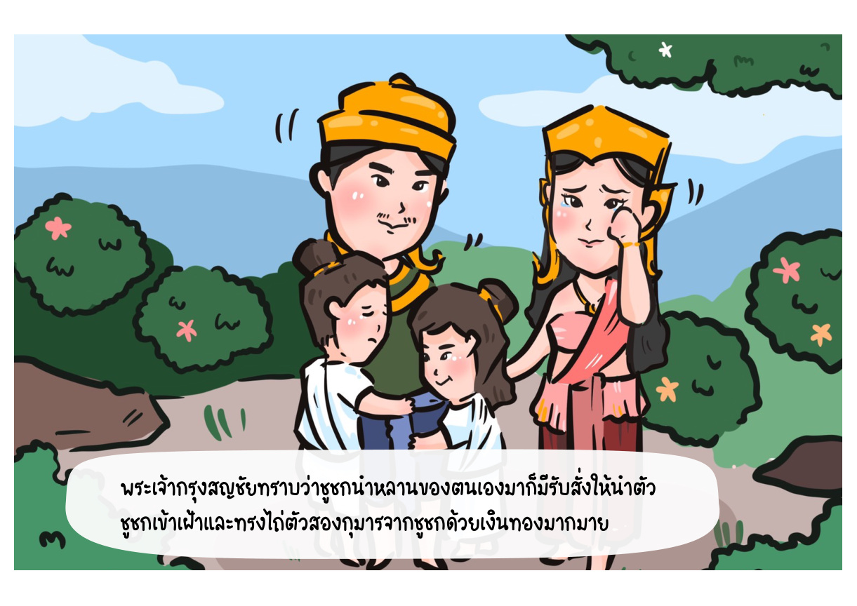 ภาพเหตุการณ์กัณฑ์ที่ 11 ลำดับที่ 2